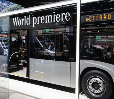 Weltpremiere den neuen E18 CNG-Motor vor, mit dem MAN seine Jahrzehnte währende Expertise bei Gas-angetriebenen Stadtbussen