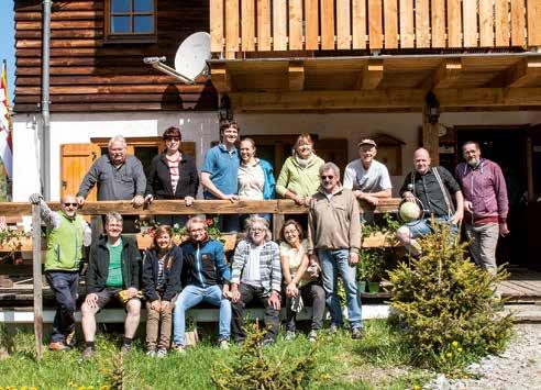 Unsere Hütten Wer will fleißige Handwerker sehen der musste in der Zeit vom 16. bis 24. Mai 2017 nach Kärnten, genauer gesagt, nach Rennweg zur Neuen er Hütte fahren.