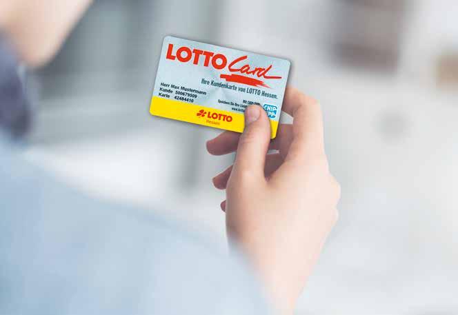 GRATIS Die LOTTOCard ist absolut kostenlos. AKTUELL LOTTO Hessen informiert automatisch über Sonderauslosungen und Gewinnspielaktionen.