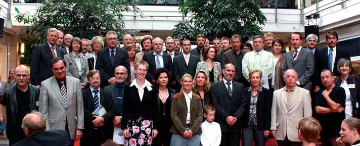Die Auszeichnungen der ÖKOPROFIT - Teilnehmer am 6.9.2008 Dr. Natalia Balcazar Bürgermeisterin Renate aus der Beek Am 6.