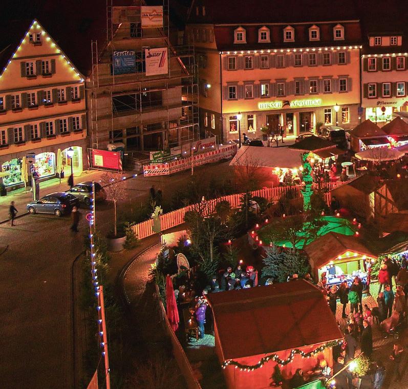 44 AUS DEN REGIONEN Alle Jahre wieder doch immer mit Freude aktiv In Deutschland finden jährlich rund 2 500 Weihnachtsmärkte statt. Einige haben eine jahrhundertelange Tradition.