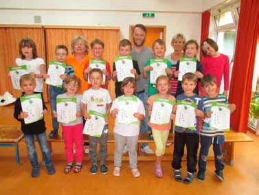 Die Schulanfänger nahmen am 20.06.2016 außerdem am Verkehrssicherheitstag für Kinder in Limbach-Oberfrohna teil.