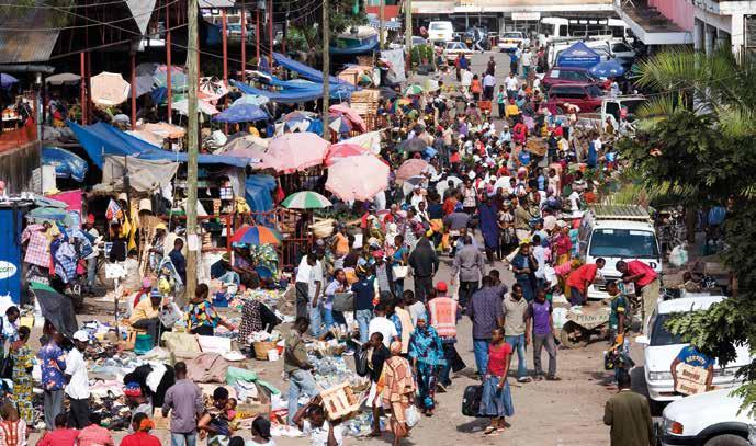 Getty Images Markt in Arusha.