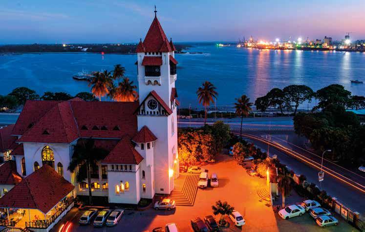 Getty Images (3) Die Azania Front Lutheran Church direkt am Hafen Daressalams ist die Bischofskirche der dortigen ELCT-Diözese.