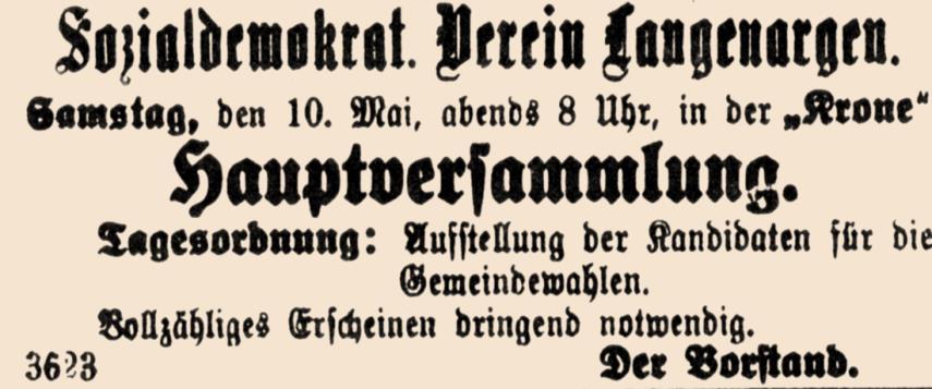 Zusammenhang mit der Konstituierung der Weimarer Republik : Dieses war der Urnengang