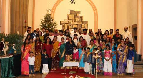 Gottesdienste für die tamilische Gemeinde Gottesdienste für die tamilische Gemeinde dem Marienfest hatten wir eine Rosenkranz-Prozession um die Kirche mit brennenden Kerzen veranstaltet.