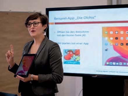 44 Leseförderung mit Tablets und Lese-Apps: Digitaler Treffpunkt der Generationen vhs Neuss kooperiert mit MENTOR Die Leselernhelfer e.v. Von Agnes Gorny Kinder fürs Lesen begeistern.