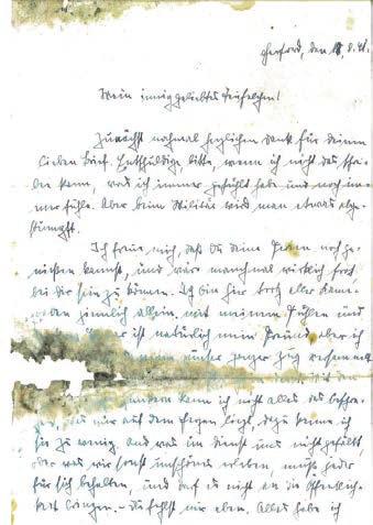 w Urzędzie Gminy Braniewo podczas naprawy starych drzwi w jednym z pomieszczeń robotnik odkrył 2 listy miłosne i jedną pocztówkę z 1941 r. napisane po niemiecku. Były schowane pod progiem.