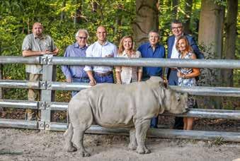 Die Geburtsstunde von Willi, dem Nashornnachwuchs im Zoo, fiel fast zeitgleich auf das positive Ergebnis der Machbarkeitsstudie von Smart Rhino.