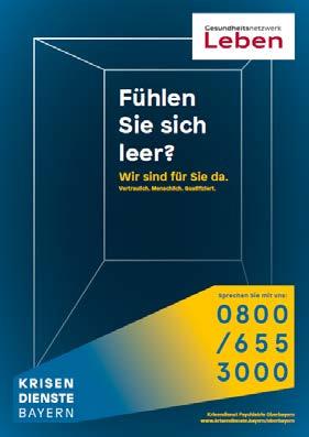 Weiterhin beteiligen sich an dieser ganzjährigen Plakataktion: AUDI AG Ingolstadt, Audi BKK, Bayerische TelemedAllianz, Betriebliches Gesundheitsmanagement der