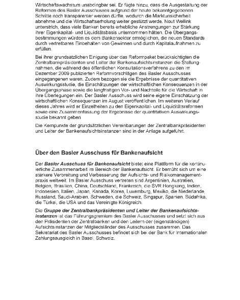 DEUTSCHE BUNDESBANK Zentralbereich Banken