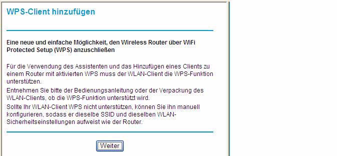 So erweitern Sie Ihr Netzwerk um einen WPS-Client: 1. Melden Sie sich am Wireless Router an, geben Sie im Adressfeld Ihres Browsers http://www.routerlogin.net oder http://www.routerlogin.com ein und drücken Sie die Eingabetaste.