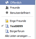 Dies kann im Profil unter Freunde und Familie im Bereich Freunde eingestellt werden.