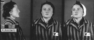 Aufnahmen des SS-Hygiene-Instituts in Auschwitz 1942.