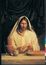Heilige Handlungen des Priestertums vollziehen Lernen Er [nahm] vom Brot und brach und segnete Lies Lehre und Bündnisse 38:42.