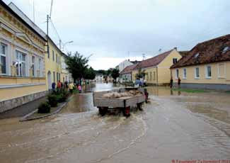 Die Gemeinden Rohrendorf bei Pulkau, Watzelsdorf und Zellerndorf wurden überflutet. In Zellerndorf standen nach dem Austritt der Pulkau etwa 90 Häuser unter Wasser.