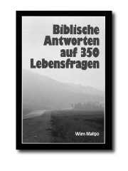 Biblische Antworten auf 350 Lebensfragen Wim Malgo 424 Seiten Bestell-Nr. 17543 In Leinen gebunden, hellblau mit Goldprägung und Schutzumschlag.