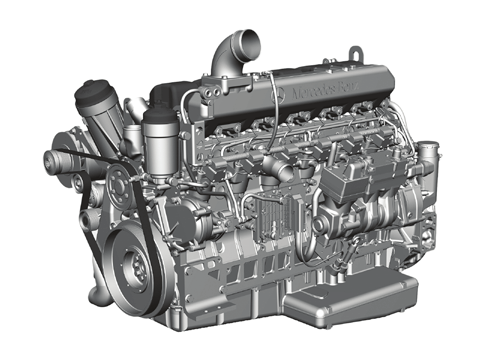 Antriebsstrang/Technik 320 Motor (Euro V) 300 280 Leistung (kw) Leistung (kw) Spez. Verbrauch Spez.