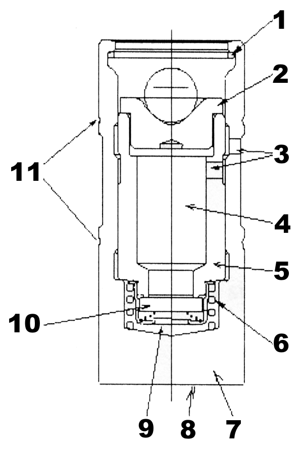 VIII MONTAGE/DEMONTAGE Hydraulische Stößel 15 LD 400-440 Die Ventilsteuerung verwendet für den automatischen Ausgleich des Ventilspiels hydraulische Stößel.