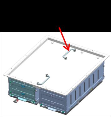 Auch ist da ein Batteriestromanschluss Endableitung unter dem Gerät. An der Rückseite, ist PCS-Schild sichtbar und andere AnschlussEndableitunge sind nicht sichtbar. 5.