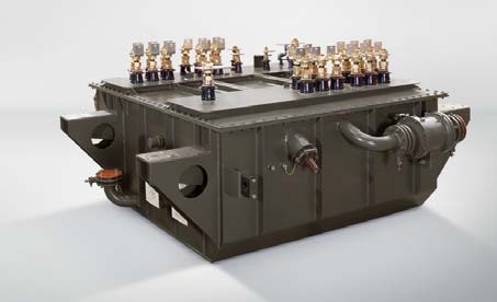 am Transformator 4-System-Betrieb AC 15 kv, 16 2 /3 Hz (6 x 1,26 kv-traktionswicklungen) AC 25 kv, 50 Hz (6 x 1,26