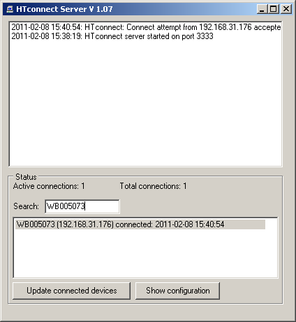 Der CamControl SERVER ist über den CamControl SERVER Receiver mit der EMS Datenbank verbunden.