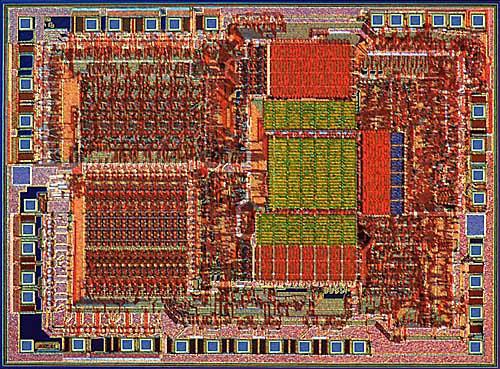 Historie Beginn des Mikroelektronikzeitalters Intel 8080 (`75) 4500 Transistoren 6 Microns 2-3,5MHz 8Bit Daten /