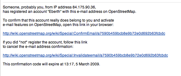5 von 13 Registrierung bei OpenStreetMap (OSM) Rufe mit einem Browser (Firefox, Safari, InternetExplorer, ) die Seite auf.