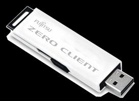 Portable Zero Client MZ900 Technische Details Plug and Play in Fujitsu Zero Client Infrastruktur Verbindet Sie mit Ihrem virtuellen Desktop