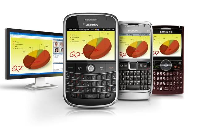Integration: Planen, Starten und Teilnehmen von iphone und Blackberry Multipoint Video Integriertes