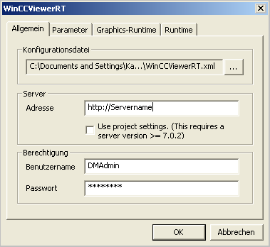 Dokumentation 4.4 WinCC-Projekt bedienen Vorgehensweise 1. Klicken Sie im Installationsordner unter "Webnavigator\Client\bin" auf die Verknüpfung "WinCCViewerRT.exe".