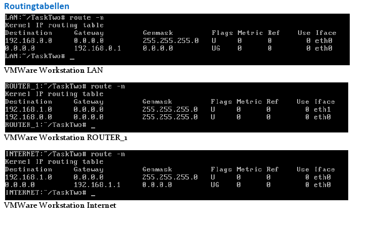 a) Ist das Internet vom Client aus erreichbar?