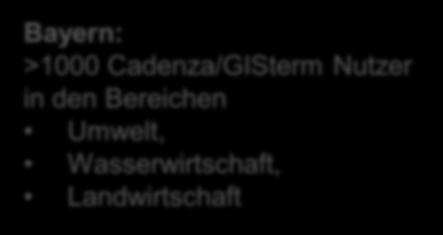 Flurneuordnung, Kommunen Bayern: >1000 Cadenza/GISterm