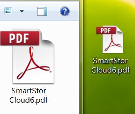Dateien zu Cloud4U hinzufügen Schritt 1: Ziehen und legen Sie die Dateien in den persönlichen Cloud4U Ordner ab.