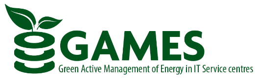 Das EU-Forschungsprojekt GAMES IT Service Centre EU FP7 - GAMES Ziel: Senkung des Energieverbrauchs