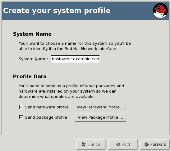 Red Hat Network Satellite 5.4 Referenzhandbuch Anmerkung Erstellen Sie bitte über diesen Bildschirm keinen neuen Account, wenn Sie sich als T eil einer Organisation bei RHN Hosted anmelden.