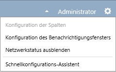 Schnellknfiguratins-Assistent Bei der ersten Verbindung mit dem Mnitring-Server unter dem Benutzernamen Administratr wird autmatisch der Schnellknfiguratins-Assistent gestartet.