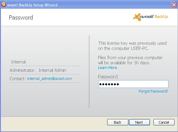 Abbildung 26: Assistent "Computer ersetzen" 3. Geben Sie Ihr Passwort ein, und klicken Sie auf Weiter. Sie werden in einem Dialogfeld aufgefordert, die Ersetzung zu bestätigen.