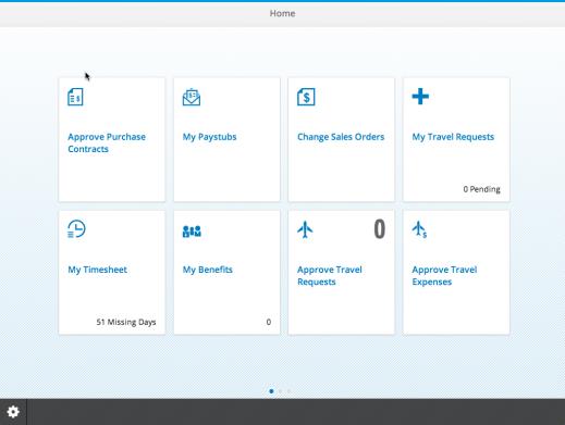 Die Einführung von Responsive UI Technologie mit SAP Fiori Ständig wachsende Sammlung von Anwendungen mit einfachen und intuitiv nutzbaren Benutzeroberflächen