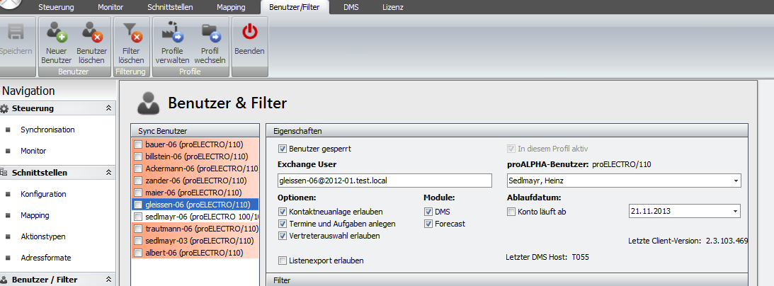 TECHNISCHE VORAUSSETZUNGEN Mit der neuen Version wird die Unterstützung für Windows XP und Windows Server 2003 und MS Exchange 2003 eingestellt.