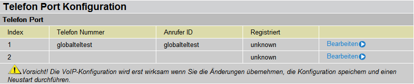 PSTN Umfeld Anpassung: Die Festnetz (PSTN) Umfeld Anpassung hilft, die Spannung für ABGENOMMEN bzw. AUFGELEGT für Ihr Umfeld zu erkennen.