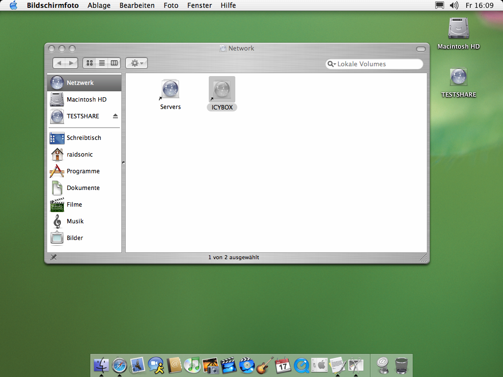 Die Freigabe ist nun über den Desktop zugänglich Drucker unter Mac OS X einbinden Öffnen Sie das Drucker Dienstprogramm in