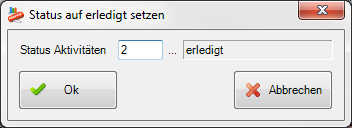 Aktivitäten Scrollbar ergänzt Das Fenster «Aktivitäten verwalten» wurde mit Scrollbars versehen. Evtl. müssen Sie das Fenster beim ersten Aufruf etwas vergrössern.