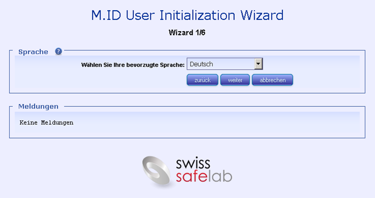 7.6. M.ID User Initialization Wizard 7.6.1. Beschreibung M.ID User Initialization Wizard Der auschliesslichlich in der Enterprise Edition verfügbare M.