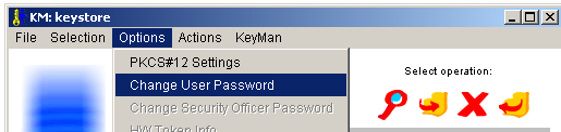 6. Lassen Sie diesen Dialog leer: 7. Geben Sie das Keystore Passwort ein (Default: midmid): 8. Der Keystore wurde erfolgreich geöffnet: 18.3.2.