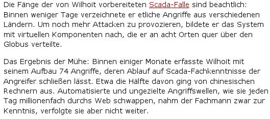 Mich wird es schon nicht treffen Erkenntnis: Es trifft sogar Anlagen, die es gar nicht gibt!