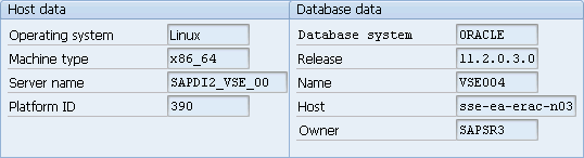 Systemverhalten Das System reagiert wie folgt auf den Ausfall des RAC-Node: 1. Der RAC-Node wechselt in den Offlinezustand, die Instanz VSE003 ist nicht mehr verfügbar, wie in Abbildung 61 gezeigt.