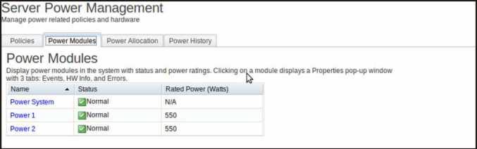 Policy" (Netzstrombegrenzung/Begrenzungsrichtlinie). Das Fenster "Change Power Capping Policy" (Netzstrombegrenzungsrichtlinie ändern) wird geöffnet (wie in der folgenden Abbildung dargestellt).