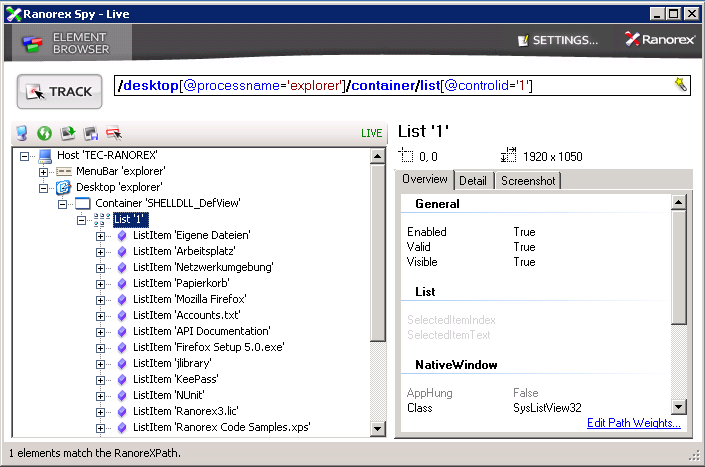 2. Objekterkennung 2.1. XPath Ranorex verwendet RanoreXPath, eine an XPath angelehnte Abfragesprache, um zu GUI- Steuerelemente zu beschreiben.