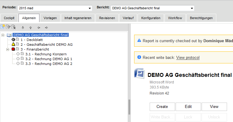 DEMO AG Externe Berichterstattung (SAP Disc.